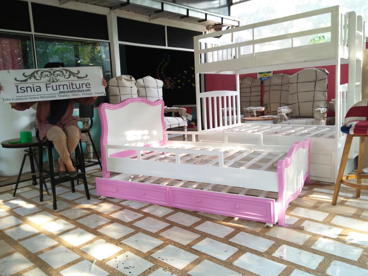 Model-Tempat-Tidur-Anak-Minimalis-Caroline Dipan Minimalis Anak Jakarta Ibu Rina