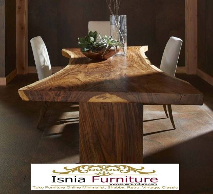 set-meja-makan-kayu-besar-700x638 Meja Kayu Besar Trembesi Utuh Untuk Makan Bersama Keluarga