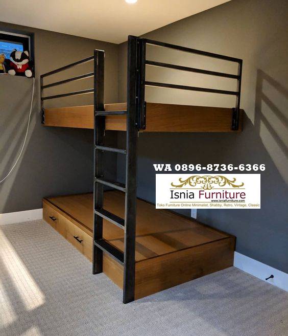 kamar-tidur-tingkat-simpel-2 Jual Custom Tempat Tidur Modern Tingkat